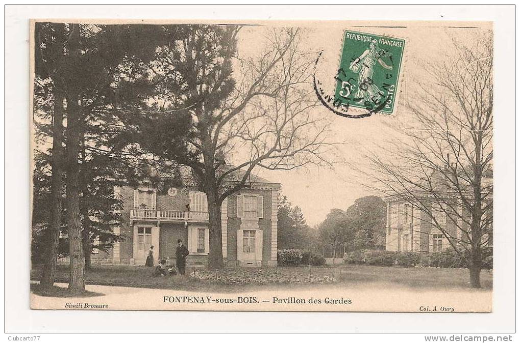 Fontenay-sous-Bois (94) : Pavillon Des Gardes En 1908 (animée). - Fontenay Sous Bois