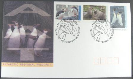 Australian Antarctic Territory 1993 Regional Wildlife 11 FDC - FDC