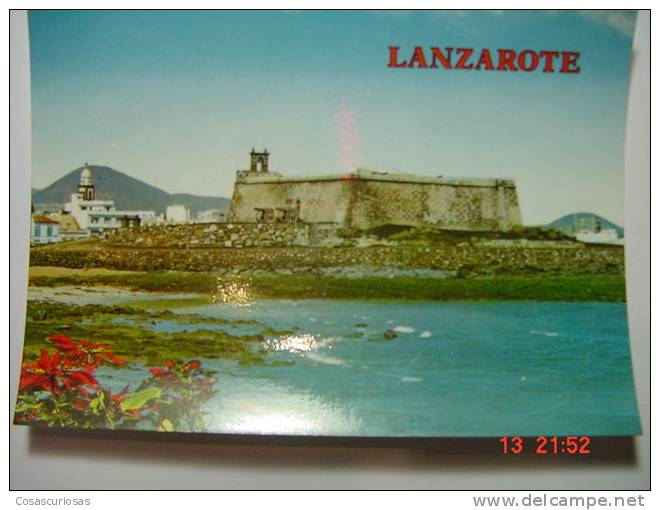 3620 ARRECIFE CASTILLO SAN GABRIEL LANZAROTE CANARIAS CANARY ISLANDS POSTAL AÑOS 1970 MIRA OTRAS SIMILARES EN MI TIENDA - Lanzarote