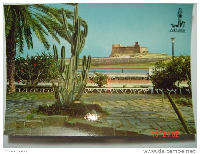 3621 ARRECIFE CASTILLO SAN GABRIEL LANZAROTE CANARIAS CANARY ISLANDS POSTAL AÑOS 1970 MIRA OTRAS SIMILARES EN MI TIENDA - Lanzarote