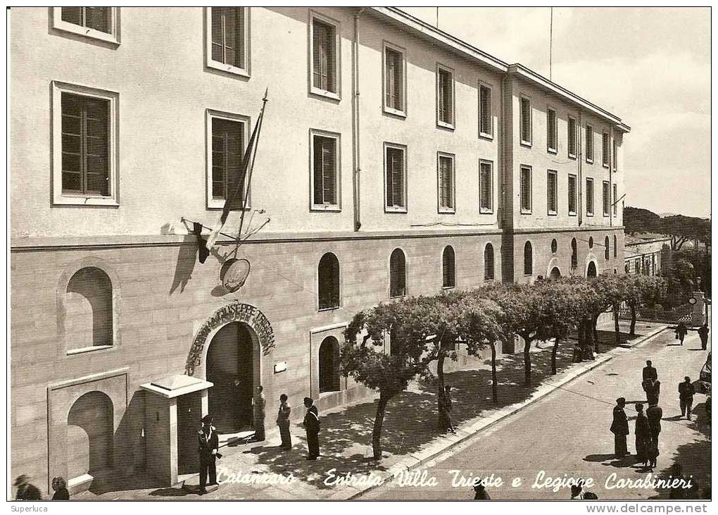 B-CATANZARO-ENTRATA VILLA TRIESTE E LEGIONE CARABINIERI-ANIMATA - Catanzaro