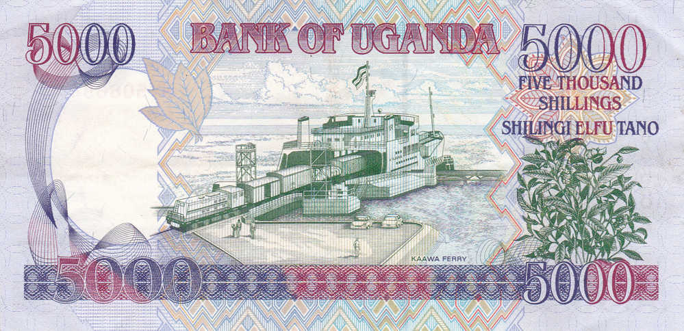 Billet Superbe De 5000 Shillings De 2009 D' OUGANDA ( UGANDA ) - Ouganda