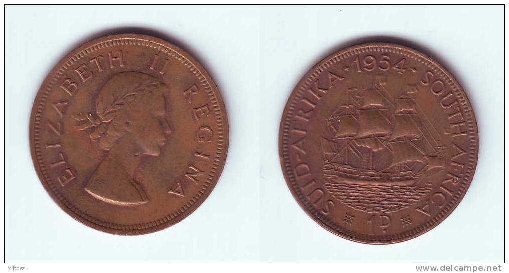 South Africa 1 Penny 1954 - Zuid-Afrika