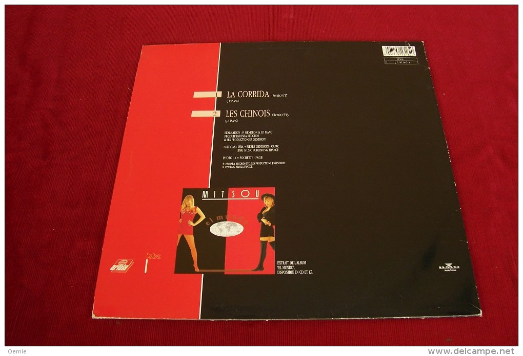 MITSOU  °° LA CORRIDA  / LES CHINOIS - 45 T - Maxi-Single