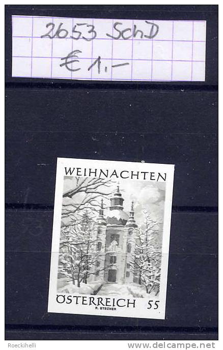 Österreich / Austria  -  Schwarzdruck D. Weihnachtsmarke 2006   -  Siehe Scan  (SchD 2653) - Ungebraucht