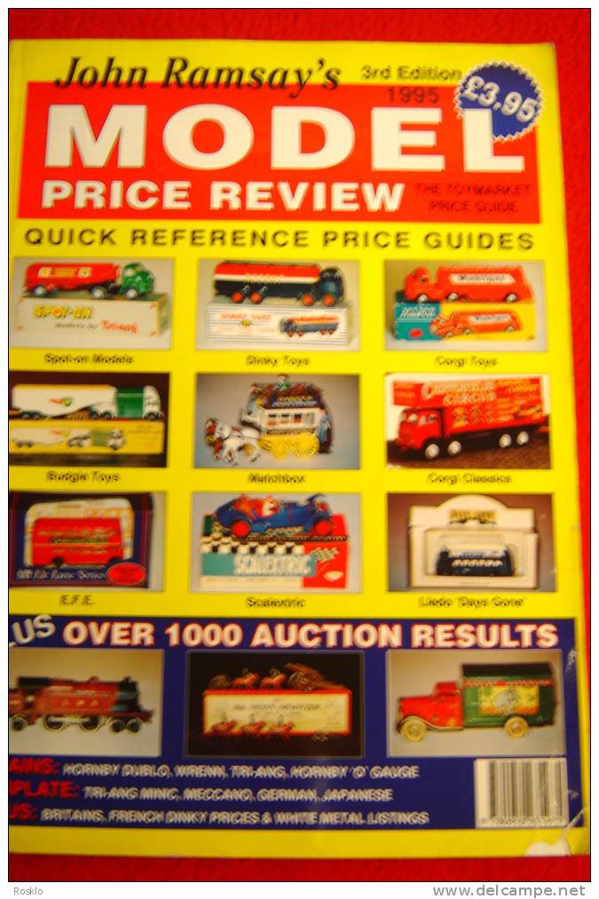 MINIATURES ANCIENNES / JOHN RAMSAY'S  PRICE GUIDE 1995 + RESULTATS DE VENTES / BEL ETAT - Catálogos