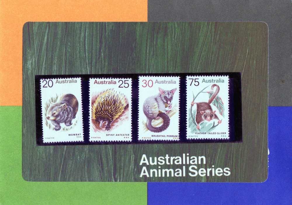 Australia 1974 Animals Presentation Pack - Covers & Documents