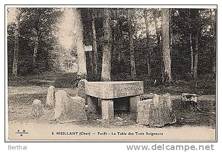 18 MEILLANT - Foret - La Table Des Trois Seigneurs - Meillant