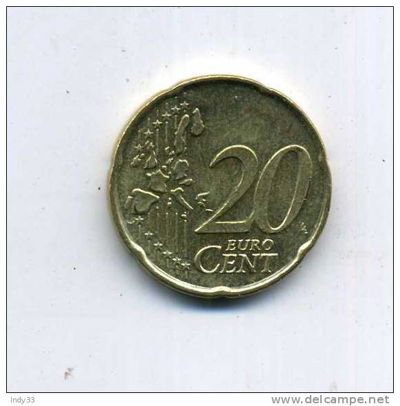 - BELGIQUE . EURO . 20 C. 2000 - Belgium