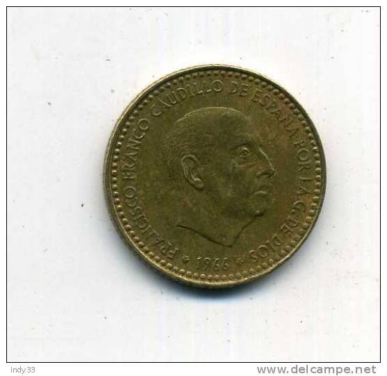 - ESPAGNE . 1 P. 1966 - 1 Peseta