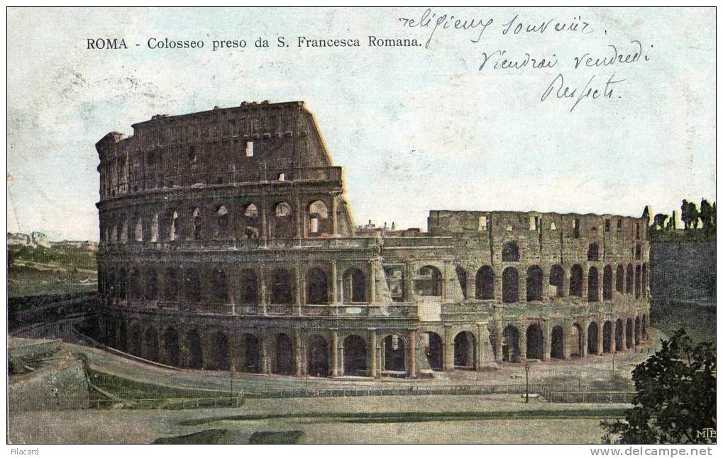 6760    Italia  Roma   Colosseo  Preso  Da  S.  Francesca  Romana  VG - Colisée