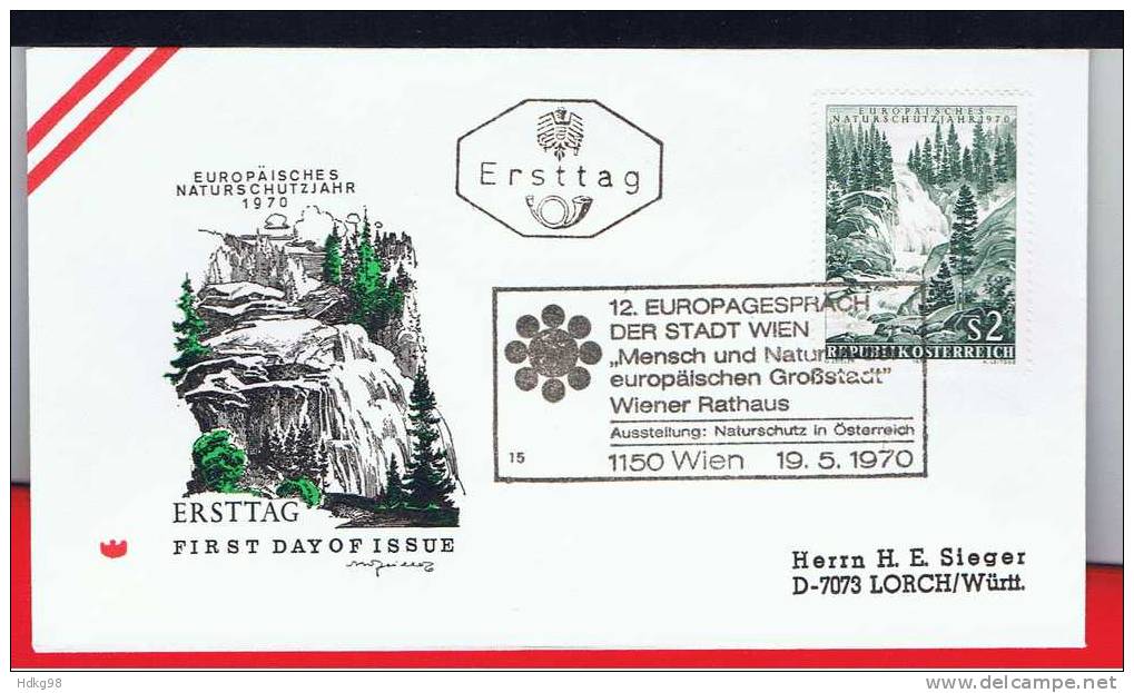 A Österreich 1970 Mi 1325 FDC - Brieven En Documenten