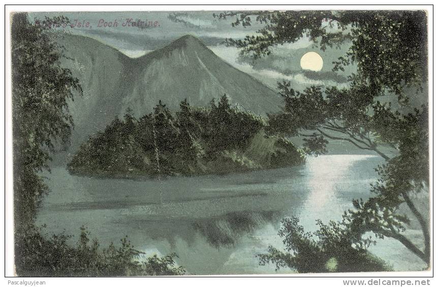 CPA LOCH KATRINE - MOONLIGHT - EFFET DE NUIT - Perthshire