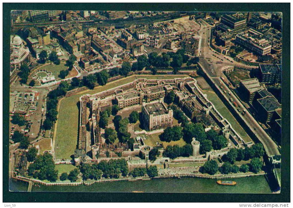 LONDON - TOWER OF LONDON , AERO VIEW - Great Britain Grande-Bretagne Grossbritannien Gran Bretagna 66090 - Tower Of London