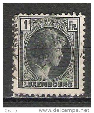 Luxembourg - 1926 - Y&T179 - Oblit. - 1926-39 Charlotte Rechtsprofil