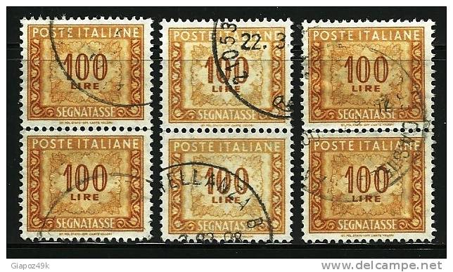 ● ITALIA 1955 / 81 - SEGNATASSE - N. 119 Usati   - Fil. STELLA  - Cat. ? €  - Lotto N. 5921 - Portomarken