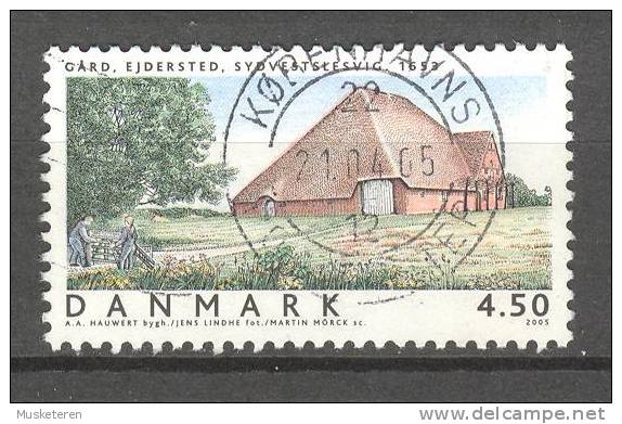 Denmark 2005 Mi. 1391  4.50 Kr Residential Building Wohngebäude Marschof Eiderstadt 1653 - Used Stamps