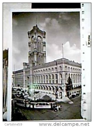 GERMANY BERLIN BERLINO TOWN HALL TRAM PUBBLICITA QUANTMAYER  N1935  CP11506 - Porte De Brandebourg