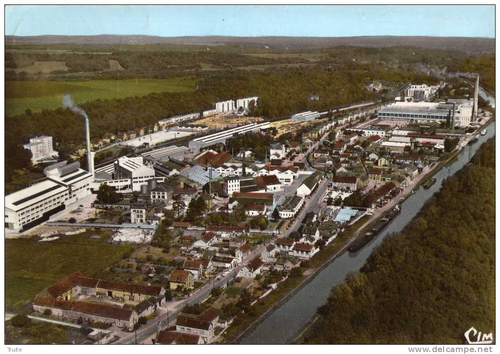 BAGNEAUX-SUR-LOING VUE AERIENNE - Bagneaux Sur Loing