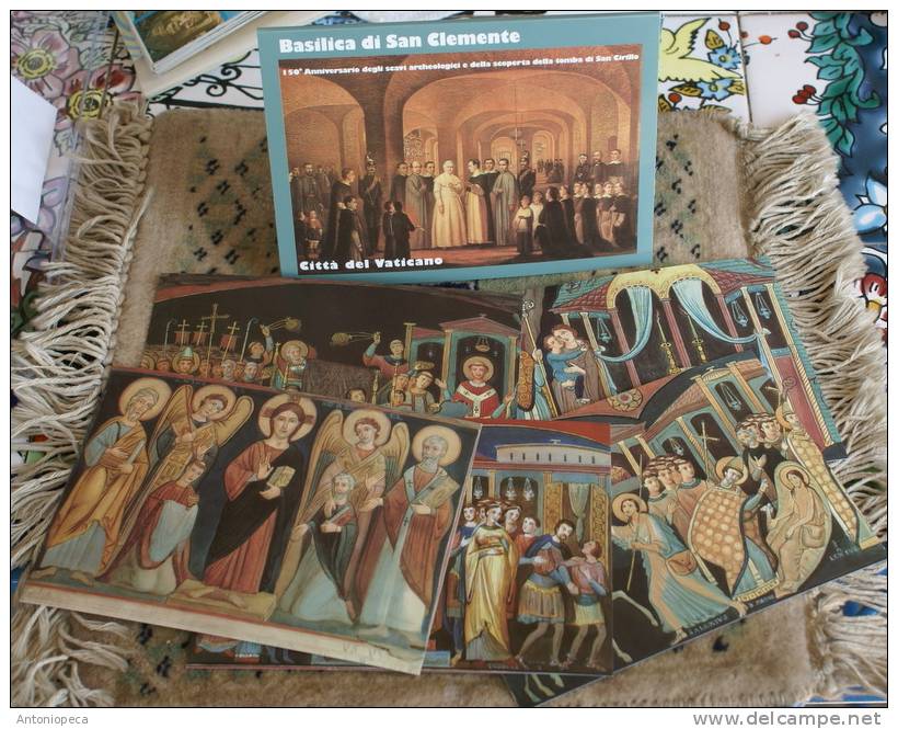 VATICAN 2007 - SERIES OF 5 OFFICIAL POSTCARD ISSUED BY VATICAN POSTAL SERVICE - Nuevos