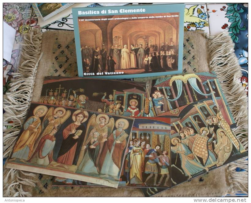 VATICAN 2007 - SERIES OF 5 OFFICIAL POSTCARD ISSUED BY VATICAN POSTAL SERVICE - Ungebraucht