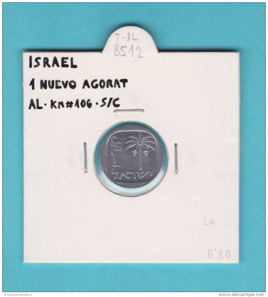 ISRAEL   1  NUEVO  AGORAT 1.980  AL  KM#106  SC/UNC        T-DL-8512 - Israël