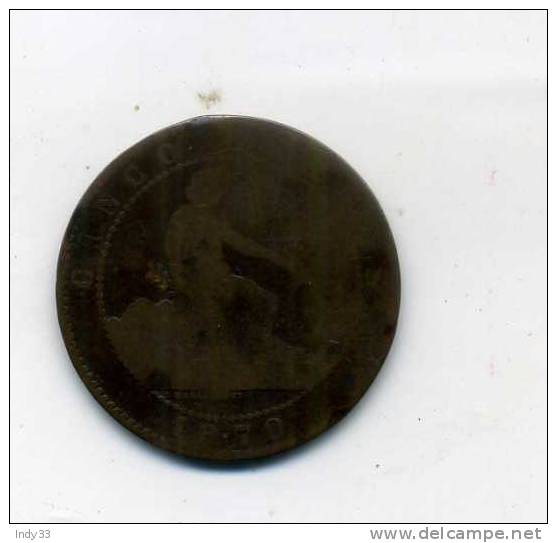 - ESPAGNE . 5 C. 1870 - First Minting