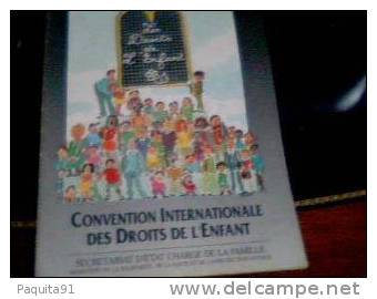 Convention Internationale Des Droits De L'enfant Du 26 Janvier 1990 - Derecho