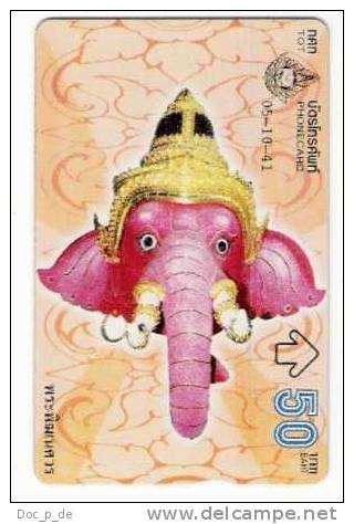 Thailand - L&G - TOT - T 499 - Hua Kon 4/4 - Phra Pikanet - Elefant - Elephant - 847A - Thailand