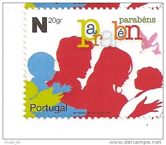 Timbre(s) Neuf(s) Du Portugal, La Famille, Parents, Enfants**, 2006, - Ongebruikt