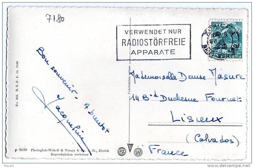 7180     Svizzera    Schloss  Wildegg (Kt.  Aargau)  VG  1946 - Wildegg