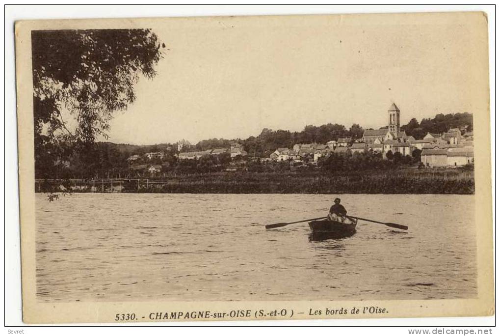 CHAMPAGNE Sur OISE. - Les Bords De L'Oise - Champagne Sur Oise