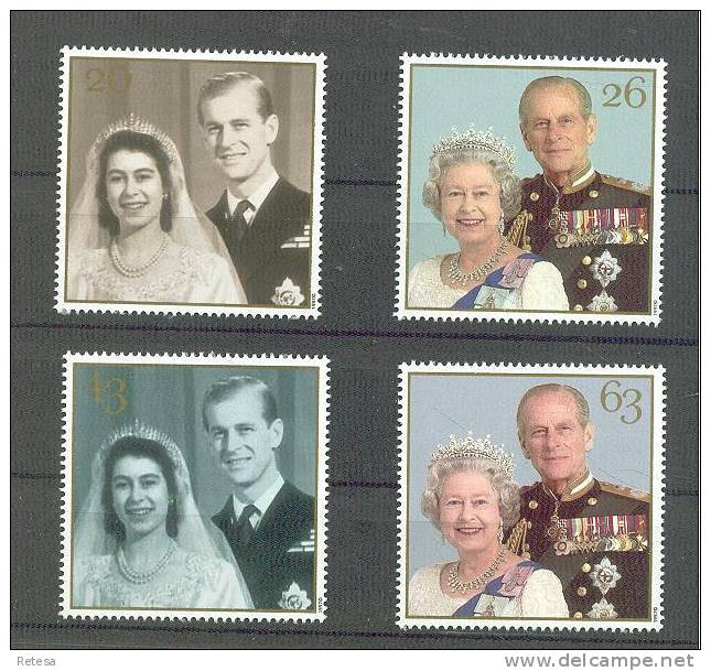 GREAT BRITAIN  GOLDEN WEDDING QUEEN 1997 ** - Neufs