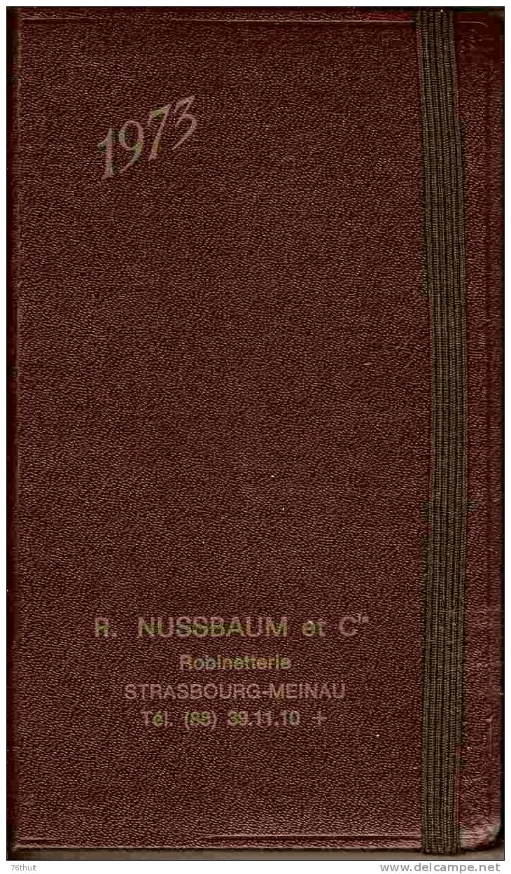 1973- AGENDA - VADE-MECUM Des Utilisateurs De Métaux En Tubes & En Feuilles - Klein Formaat: 1971-80