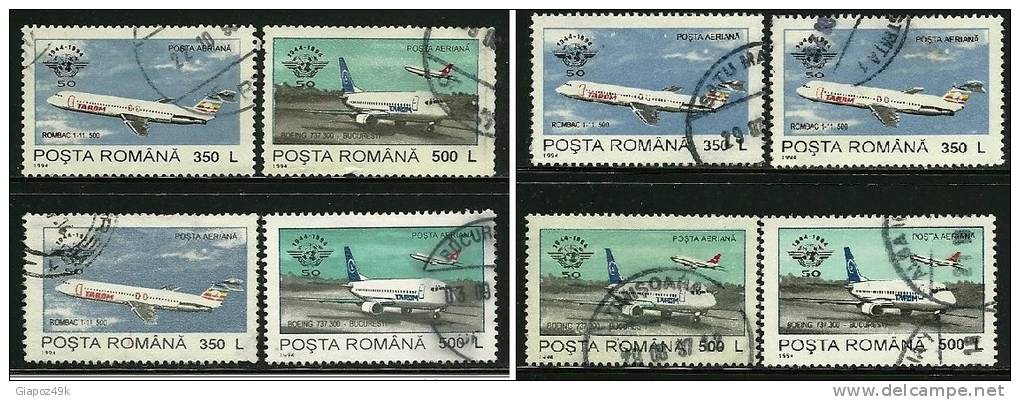 ● ROMANIA - 1994 - P.A. - O.A.C.I.  - N.° 316 / 17 Usati - Cat. ? € - Lotto N. 454 /55 - Used Stamps