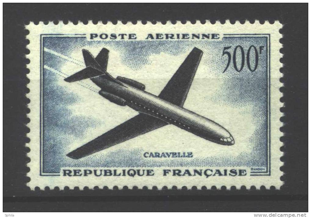 France - Frankreich 1957 Caravelle 500 Fr Mint Never Hinged; Michel # 1120 - 1927-1959 Mint/hinged