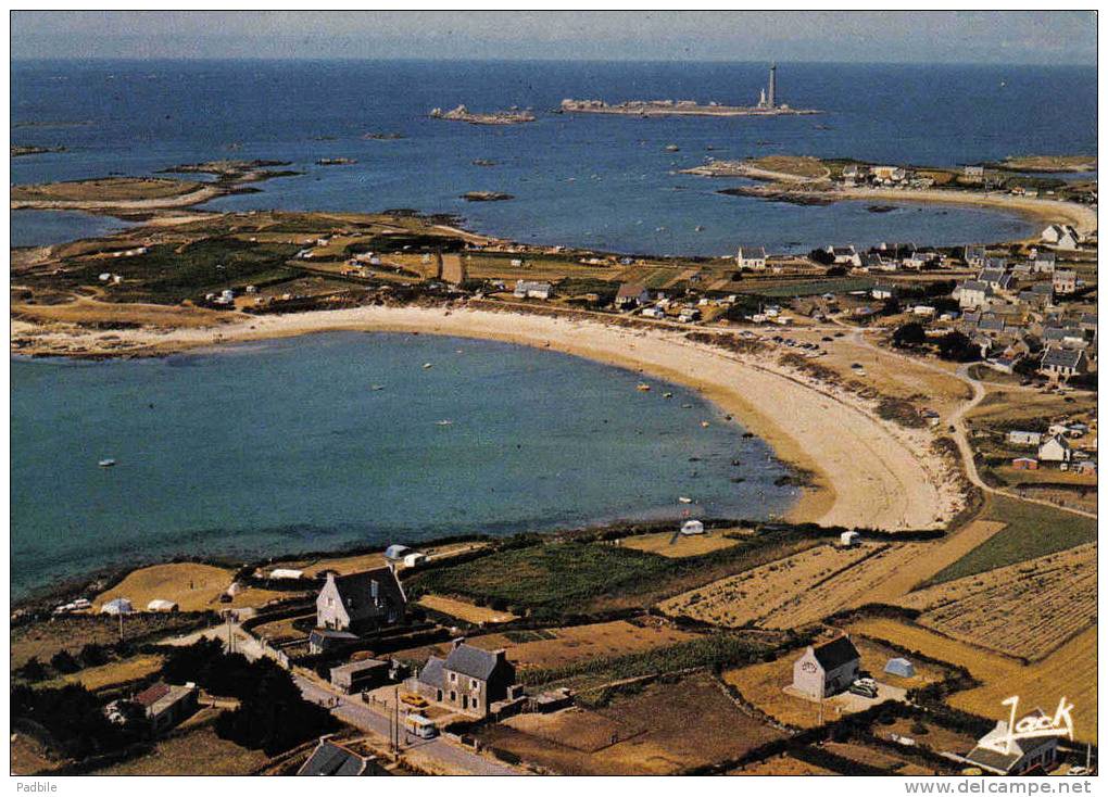 Carte Postale 29. Plouguerneau  St-Michel Vue D´avion  Trés Beau Plan - Plouguerneau