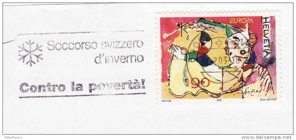 2003 Svizzera - Soccorso Svizzero D´inverno - Contro La Povertà - Affranchissements Mécaniques