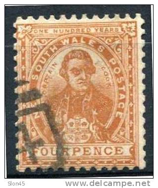 Australia/N.S. Wales 1888  Used SG 255 Sc 79 WMK  Inverted - Gebraucht