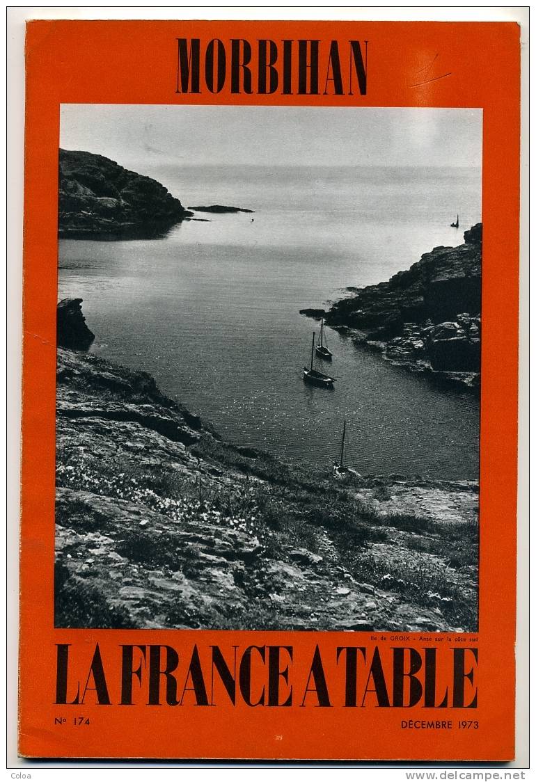 « Morbihan » « La France à Table » 1973, - Géographie