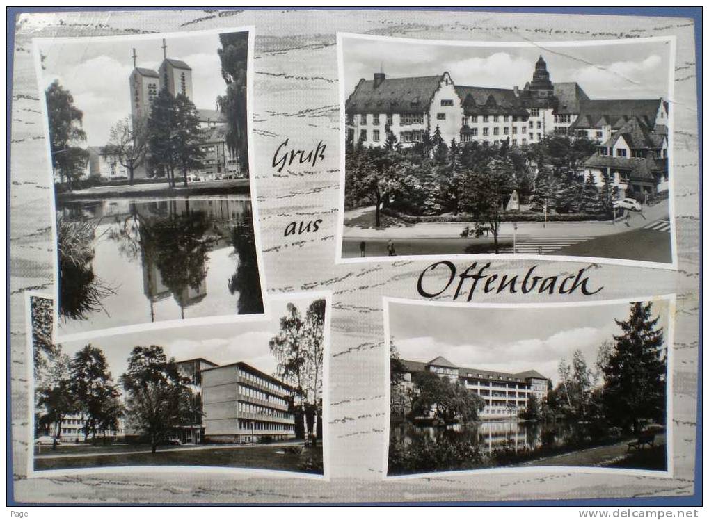Offenbach,4-Bild-Karte,1969 - Offenbach