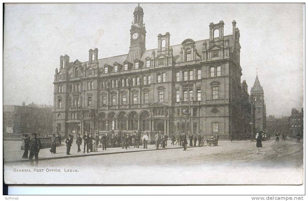 LEEDS - GENERAL POST OFFICE 1905 UNDIVIDED BACK   Y325 - Leeds