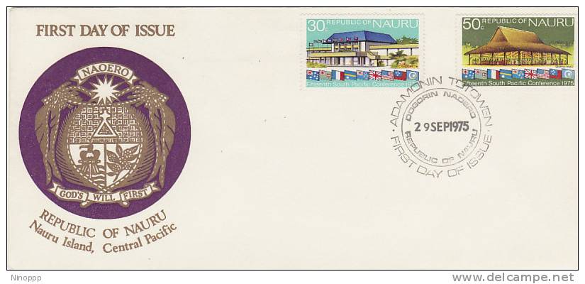 Nauru-1975 15th South Pacific Conference    FDC - Nauru