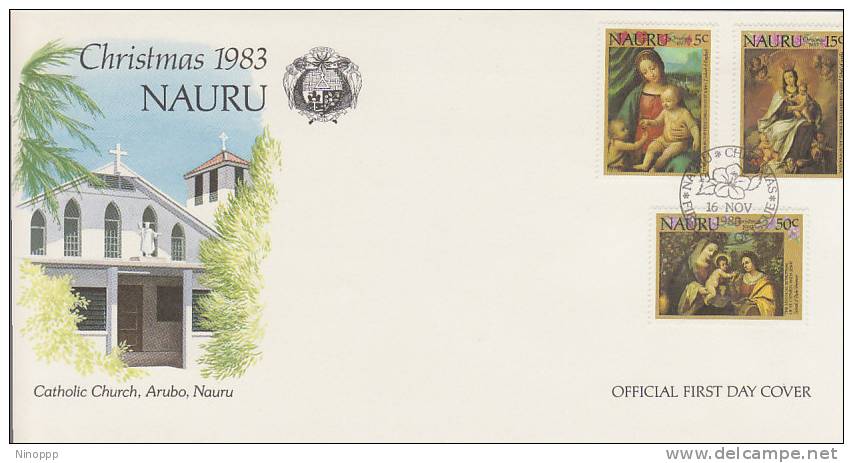 Nauru-1983 Christmas    FDC - Nauru