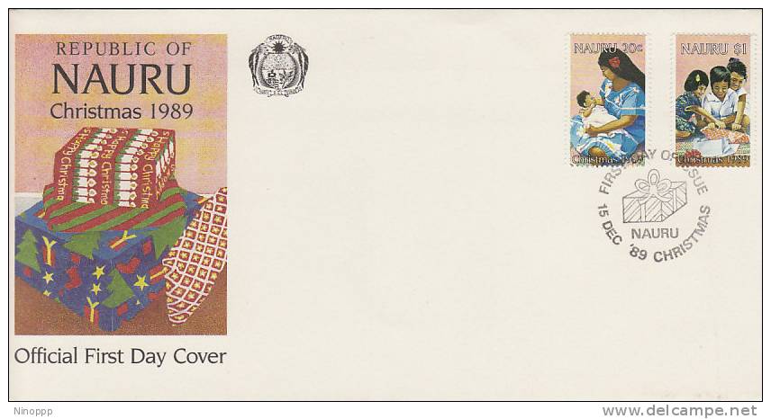 Nauru-1988 Christmas  FDC - Nauru