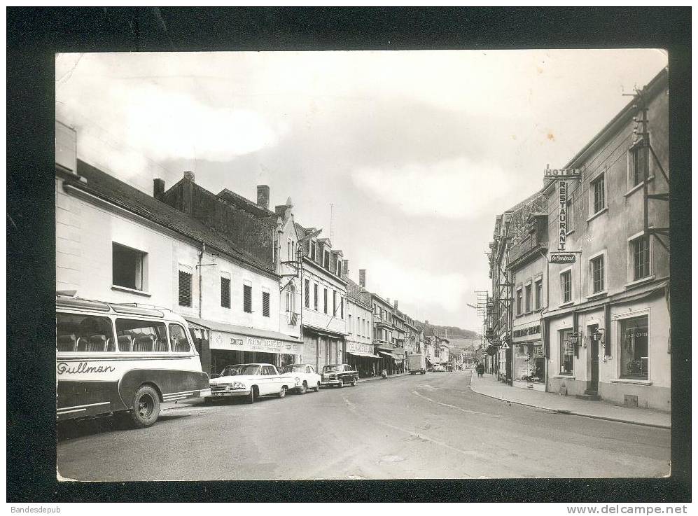 CPSM - Blegique - ATHUS - Grand' Rue (Grande Autobus Automobile Mercedes Commerce Ed. Mathieu (visible  Sur La Carte ) - Aubange