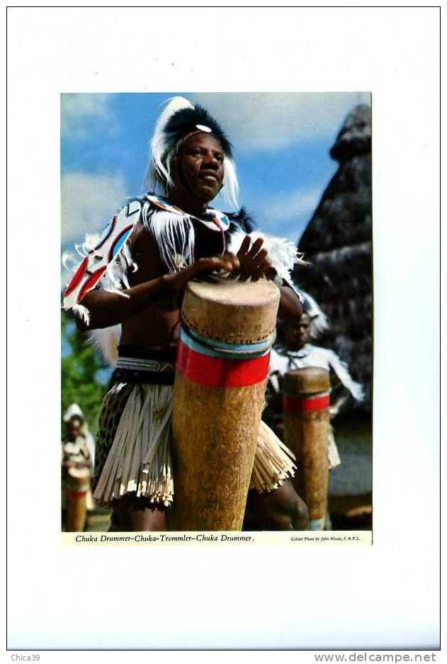 012812  -  KENYA  -  CHUKA DRUMMER    Format  15 X 10.5 Cm - Kenya