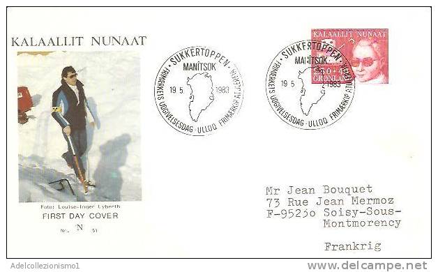 46614) Groenlandia 1983 Welfare Of The Blind FDC - FDC