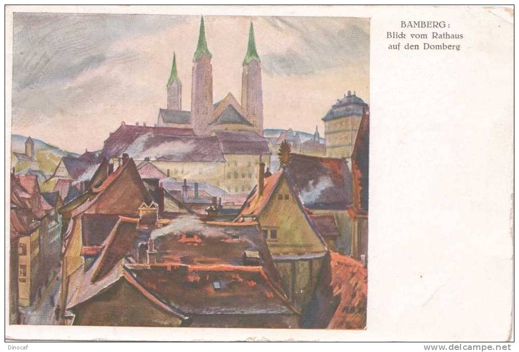 BAMBERG, RATHAUS, USED 1925, Germany, Deutschland - Bamberg