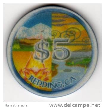 Win-River Casino, Redding, California $5 : 2002 Limited Tirage 1000 - Casino